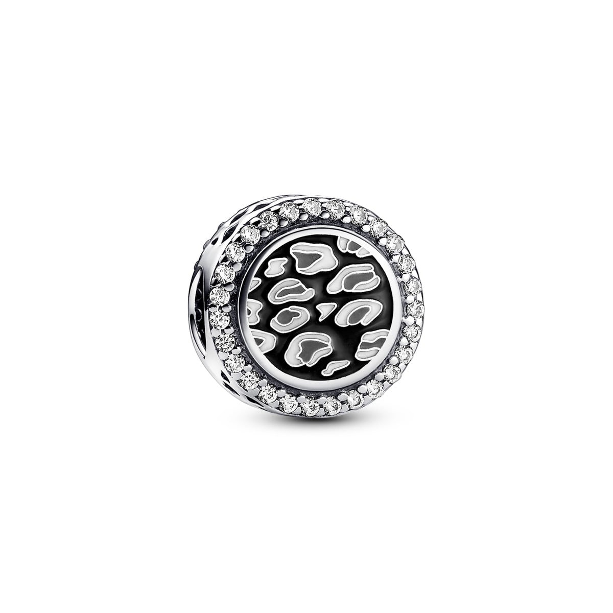 Black Leopard Print Charm