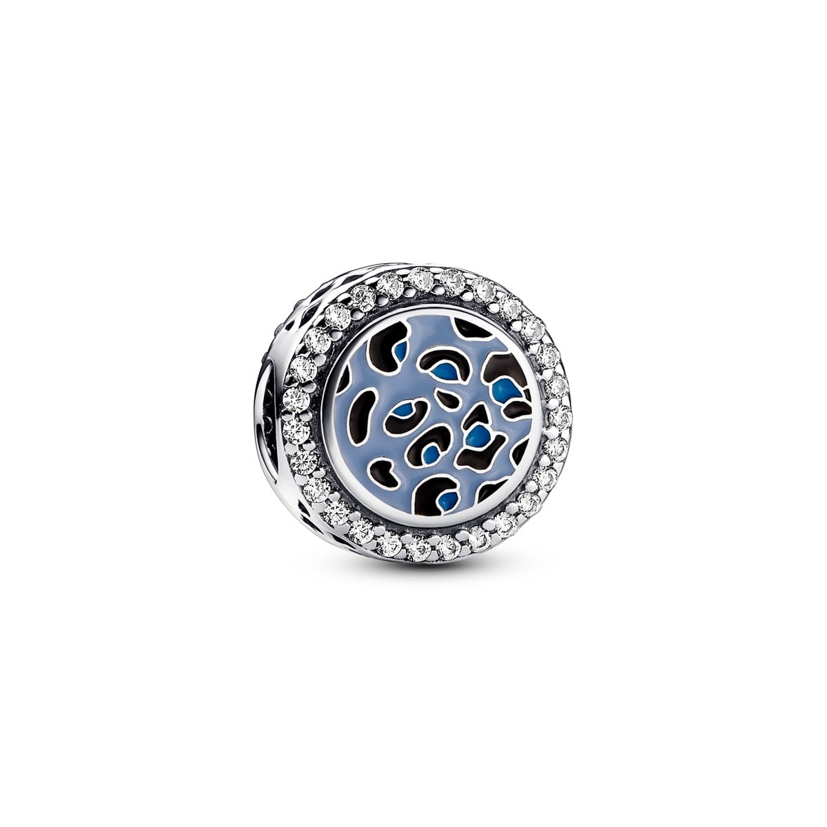 Blue Leopard Print Charm