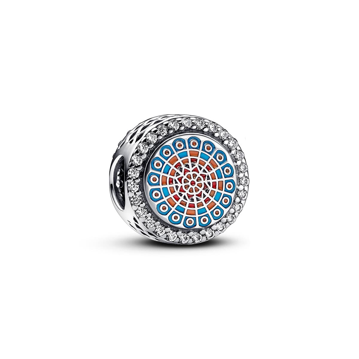 Pandora Engravable Cathedral Rosette Charm 792016CZ_E057 — Foto 1 von 1
