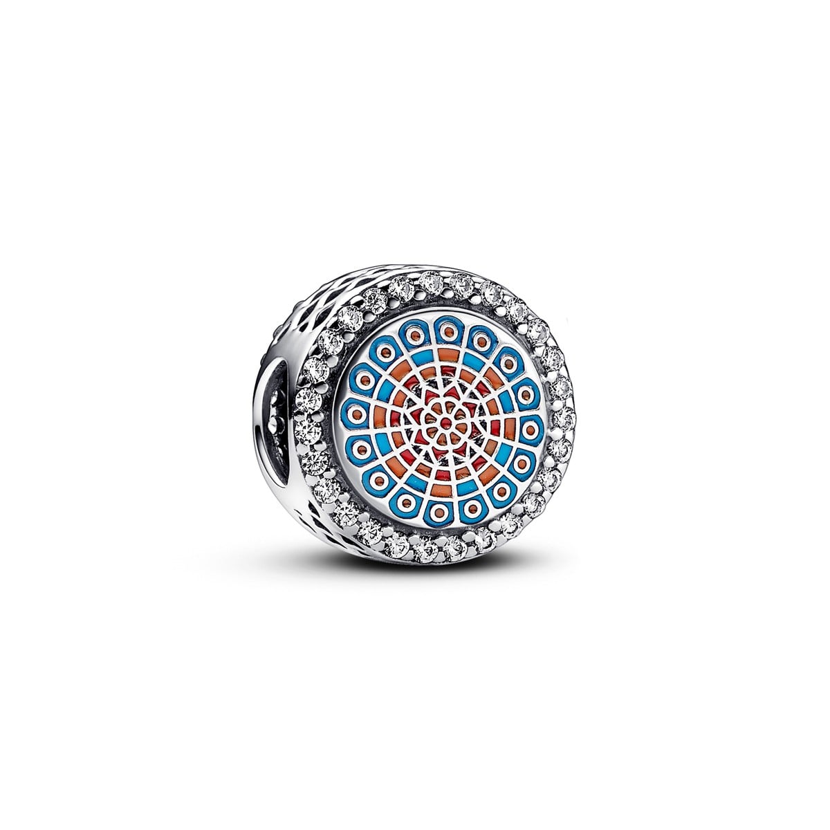 Engravable Cathedral Rosette Charm