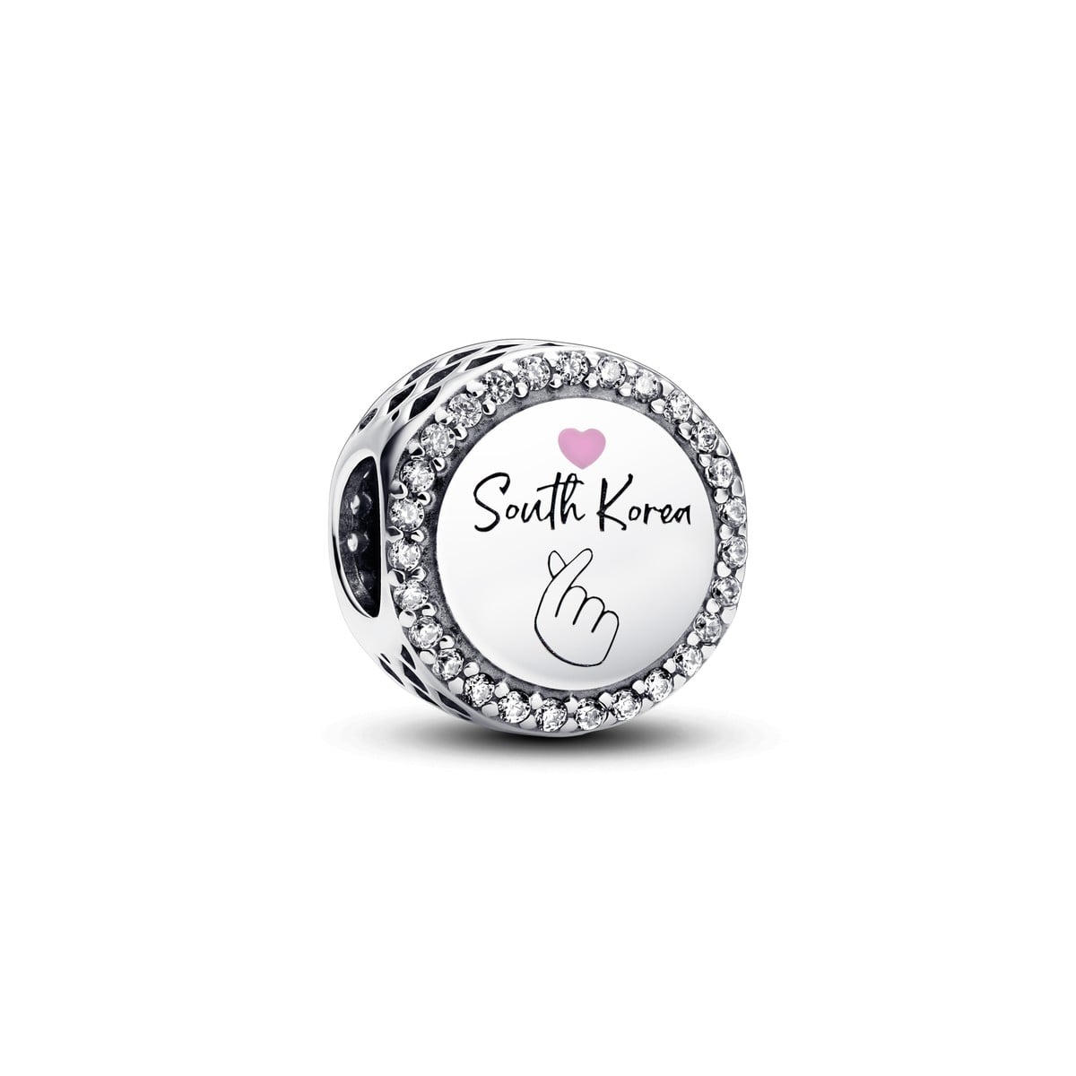 South Korea Finger Heart Charm