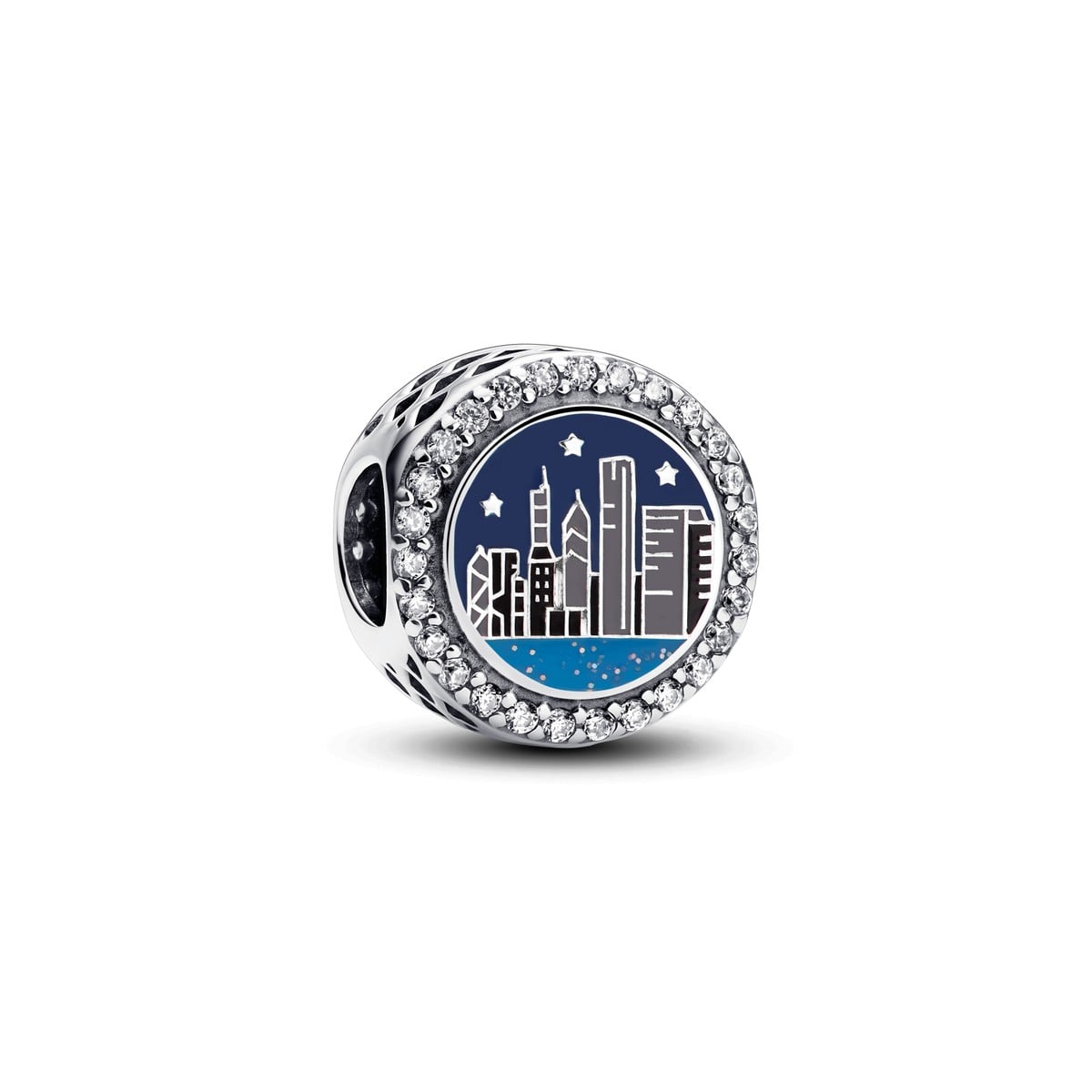 Night City Line Skyline Charm