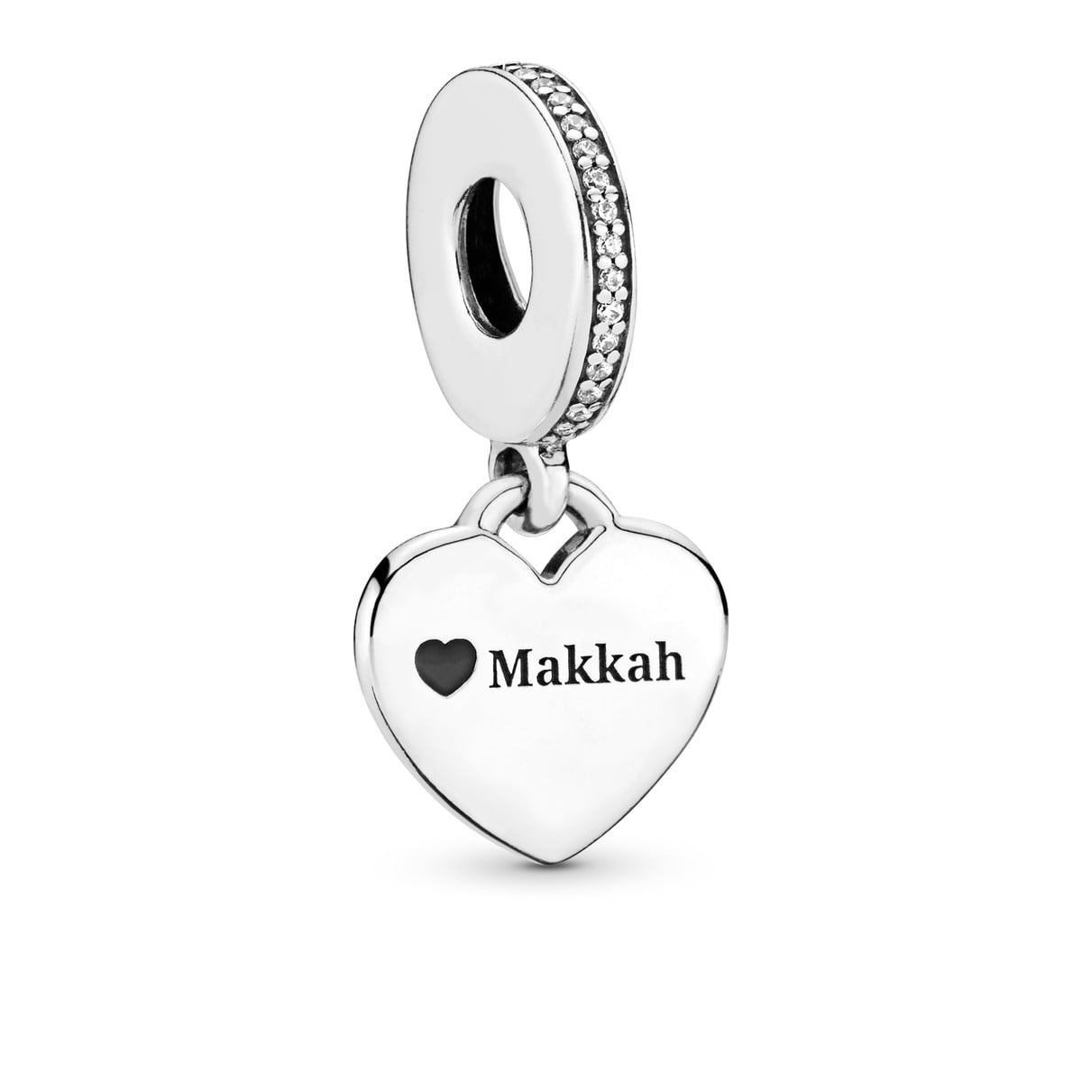 Makkah Heart Dangle Charm