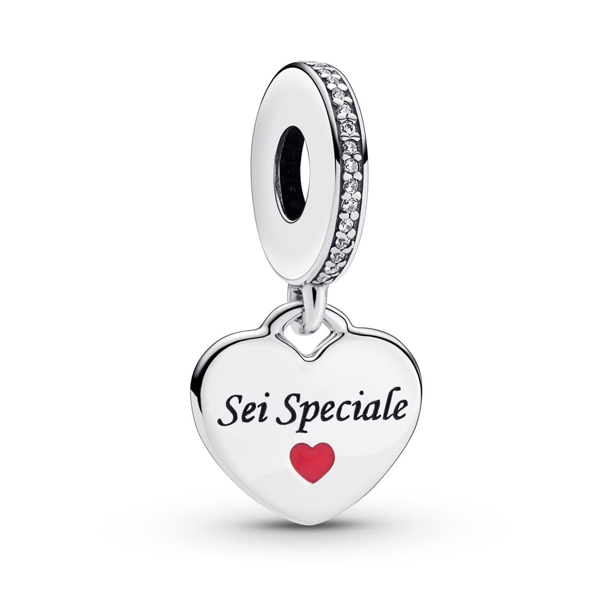 Pandora Sei Speciale Heart Dangle Charm 792017CZ_E012 — Foto 1 von 1