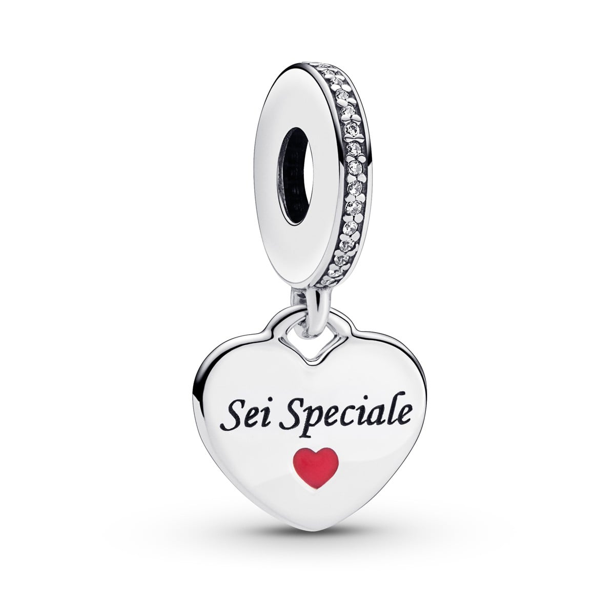 Sei Speciale Heart Dangle Charm