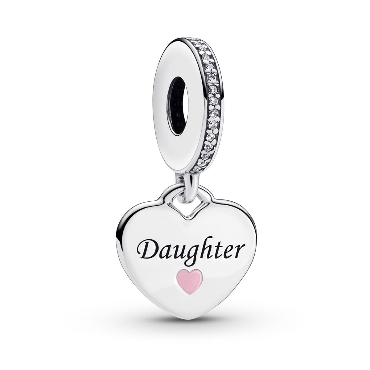 Pandora Daughter Heart Dangle Charm 792017CZ_E013 — Foto 1 von 1