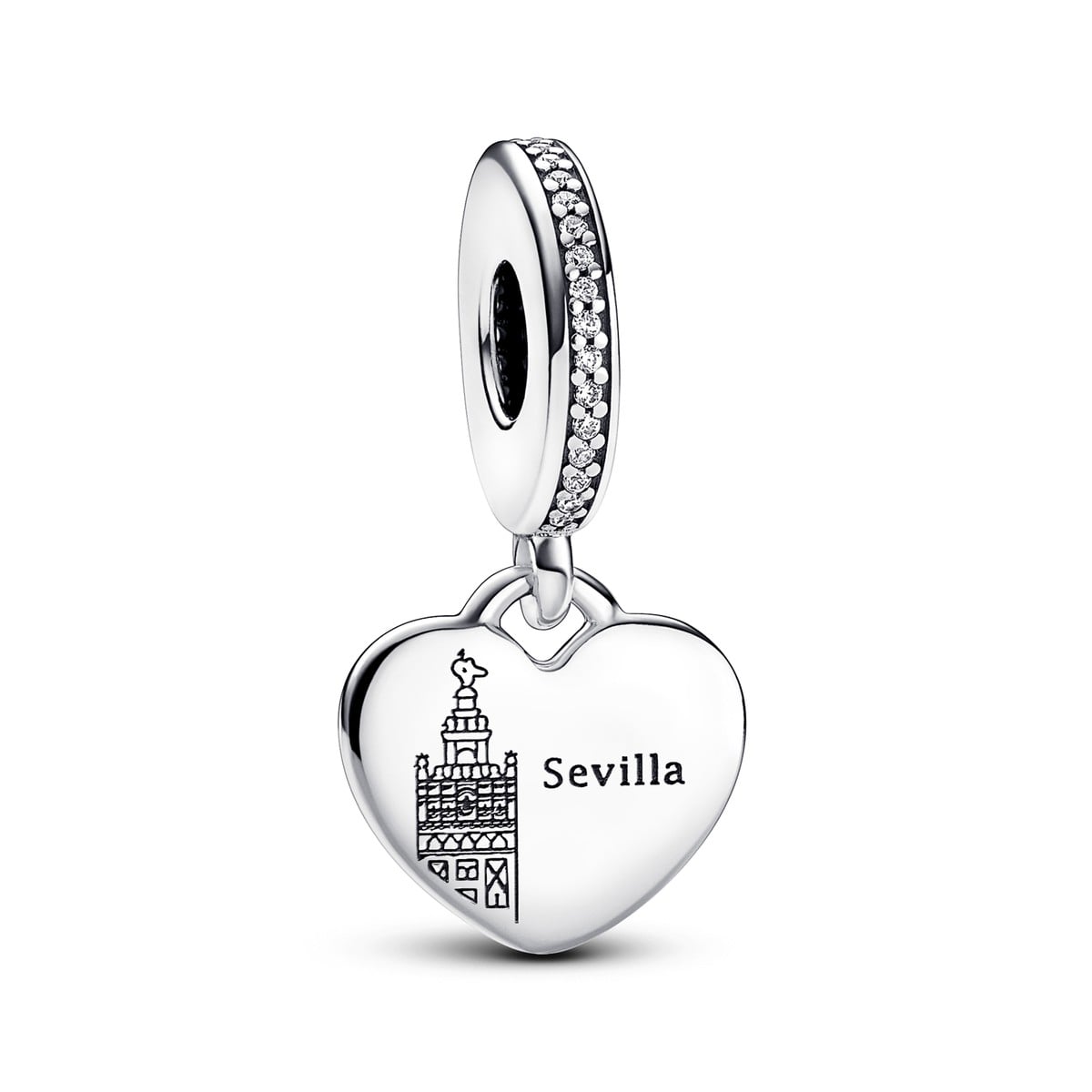 La Giralda de Sevilla Engravable Dangle Charm