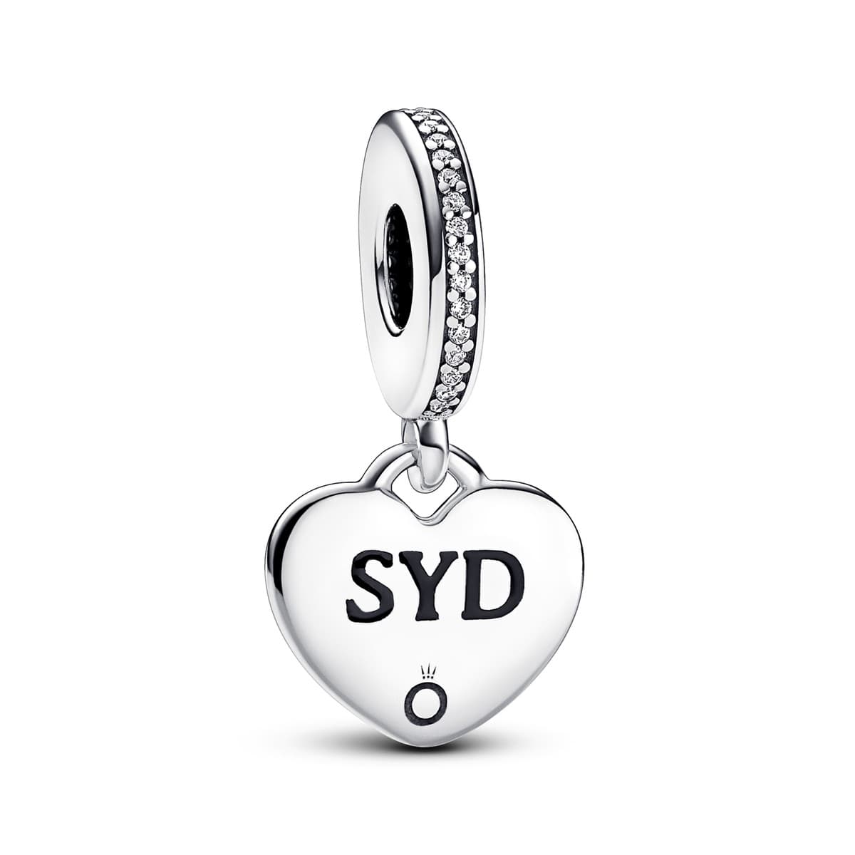 Pandora Sydney Engravable Heart Dangle Charm 792017CZ_E031 — photo 1 of 1