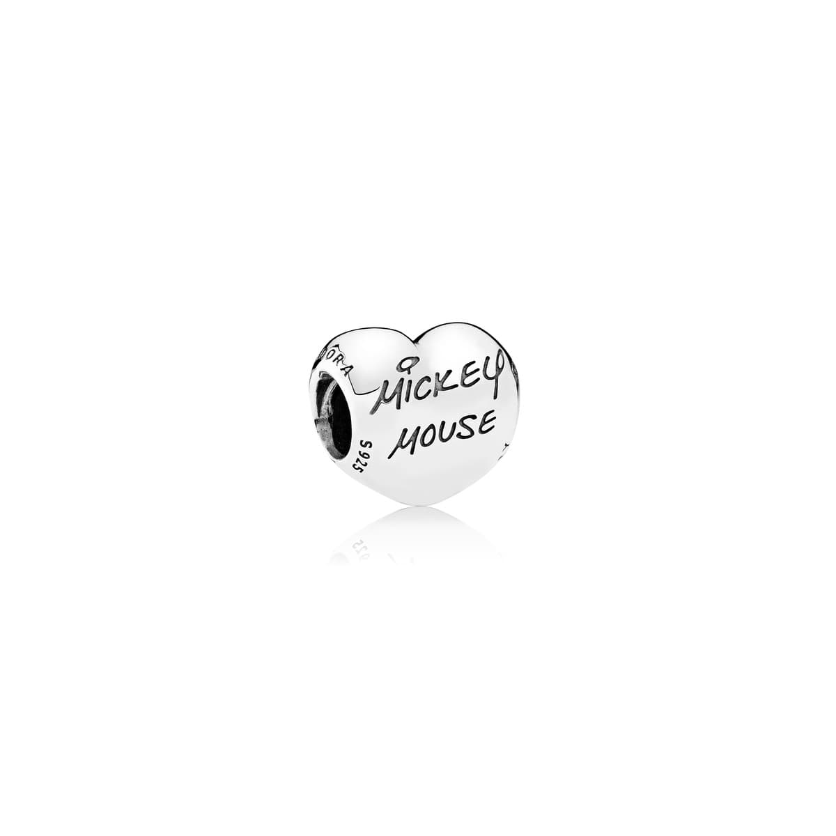 Pandora Disney Mickey Signature Heart Charm 792132 — photo 1 sur 1