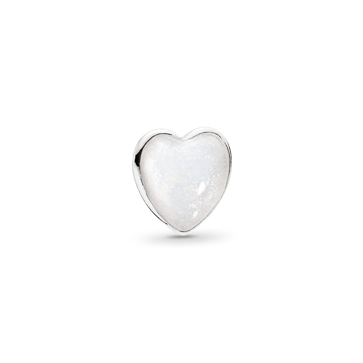 Pearlescent Heart Petite Charm