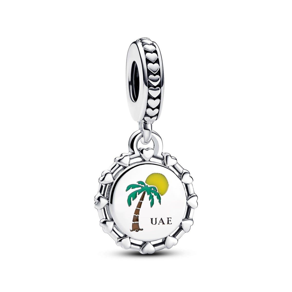UAE Palm Tree Dangle Charm