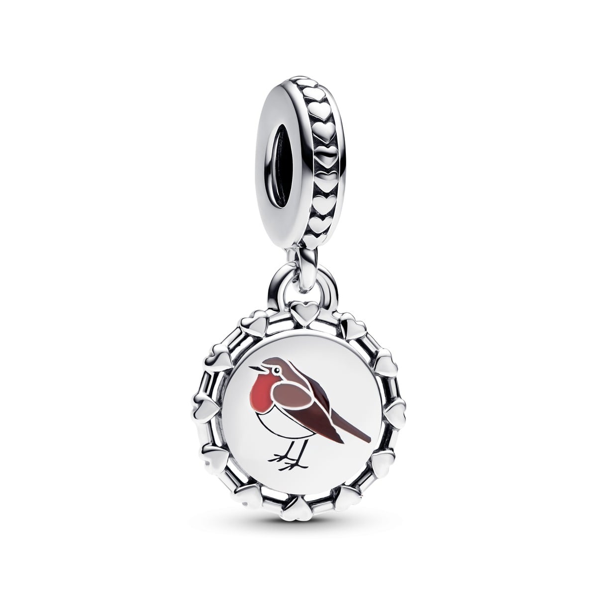 Engravable Robin Bird Dangle Charm