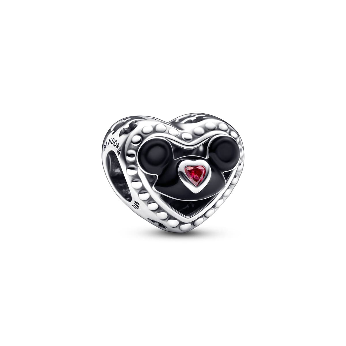 Pandora Disney Parks Mickey Mouse Ear Hat Castle Heart Charm 792276C01 792276 — Foto 1 von 1