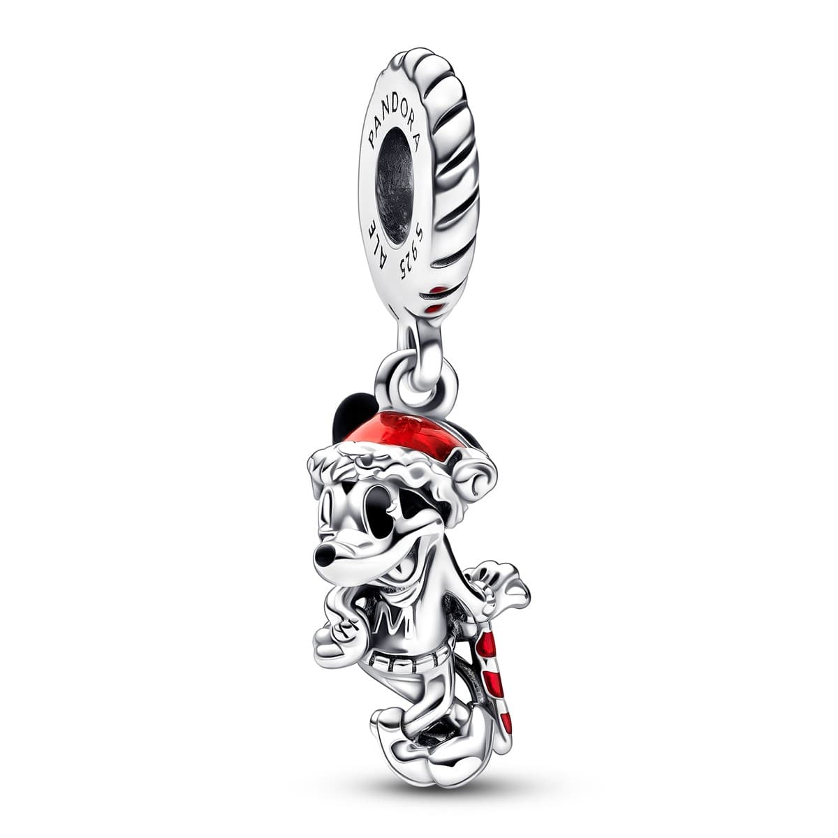Pandora Disney Parks Mickey Mouse Holiday Sweater Dangle Charm 792364C01 792364 — Foto 1 von 1