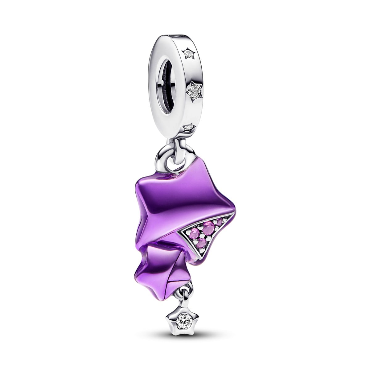 Purple Shooting Star Dangle Charm
