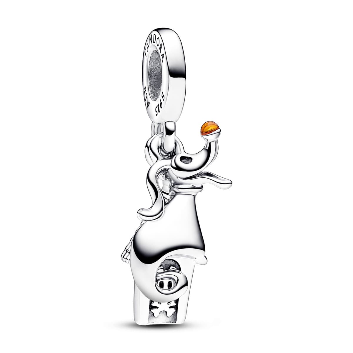 Pandora Disney The Nightmare Before Christmas Zero Dangle Charm 792760C01 792760 — foto 1 di 1