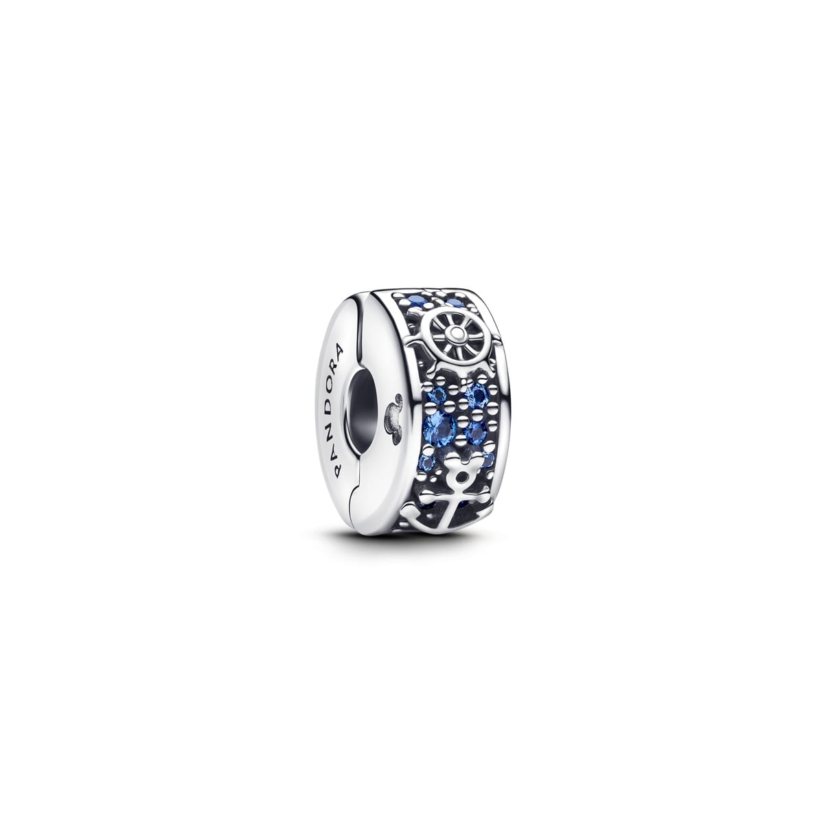 Sparkling Blue Spacer Charm