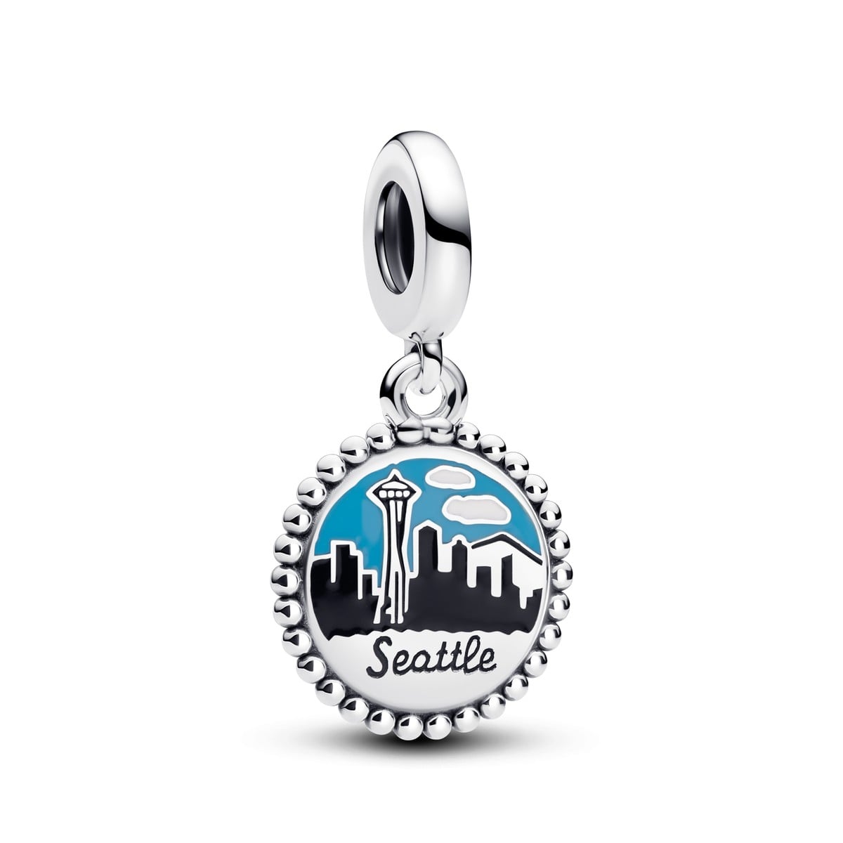 Seattle Skyline Dangle Charm