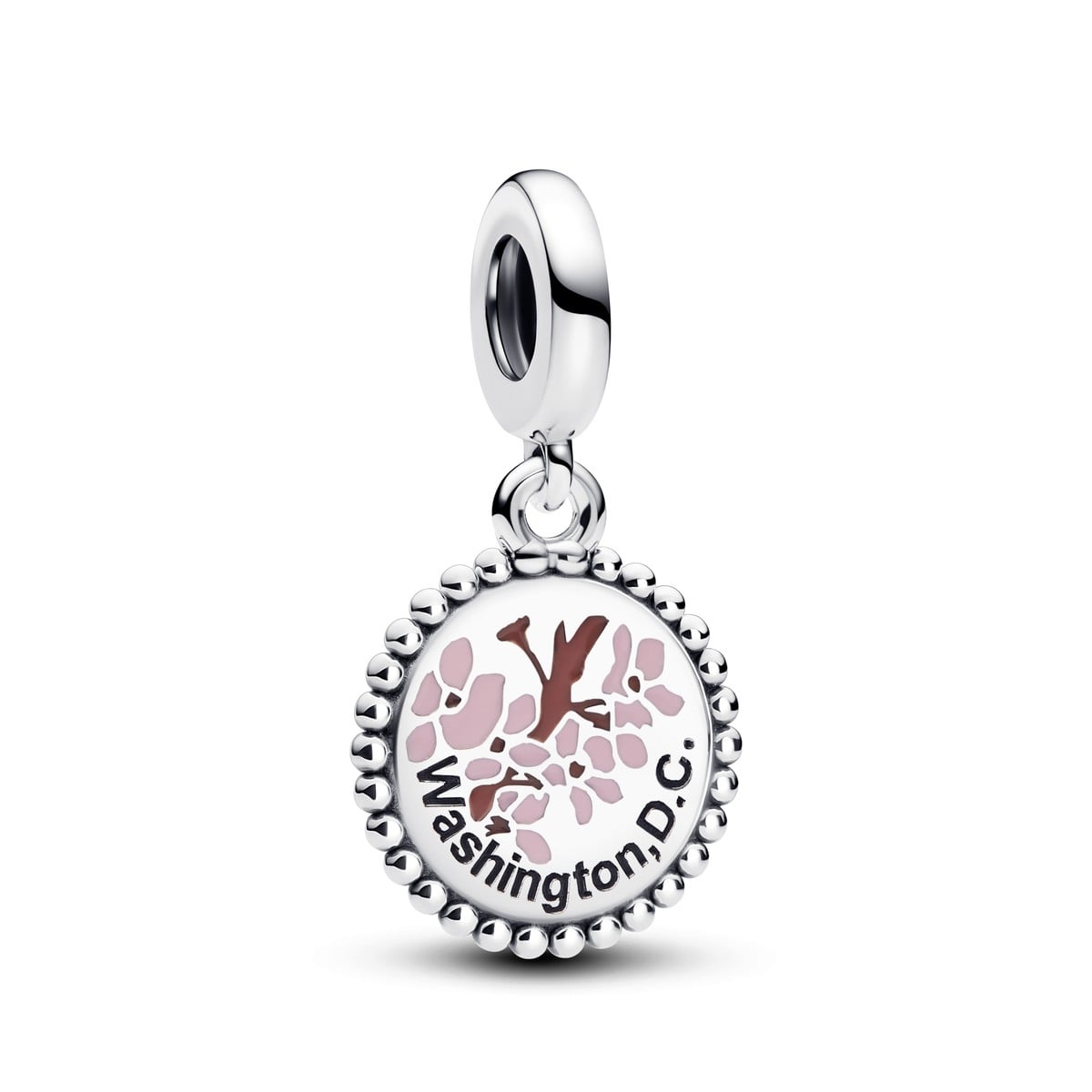 Washington D.C. Cherry Blossom Dangle Charm