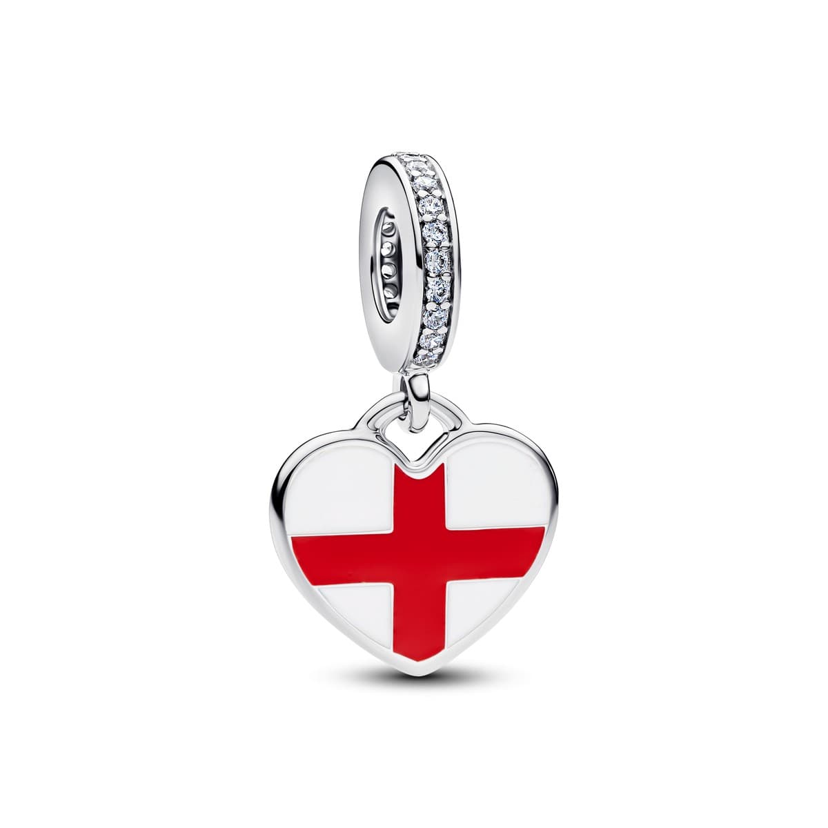 Pandora England Flag Heart Dangle Charm 793926C01_E006 — Foto 1 von 1
