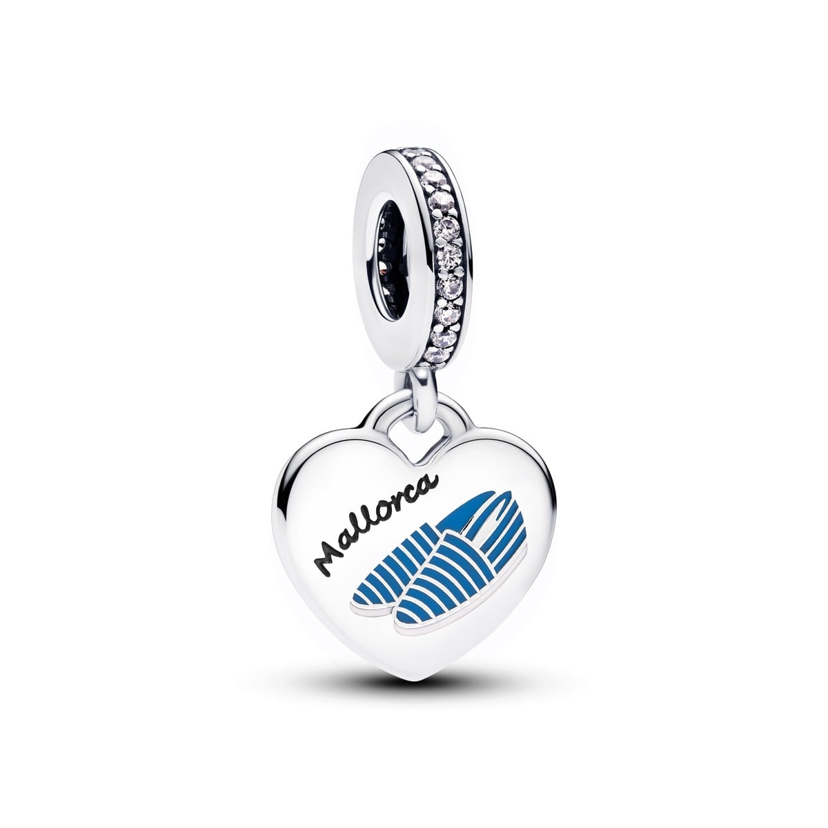 Mallorca Heart Dangle Charm