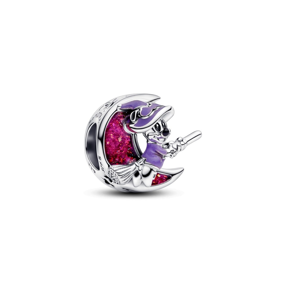 Disney Parks Minnie Mouse Glow-in-the-Dark Witch Charm