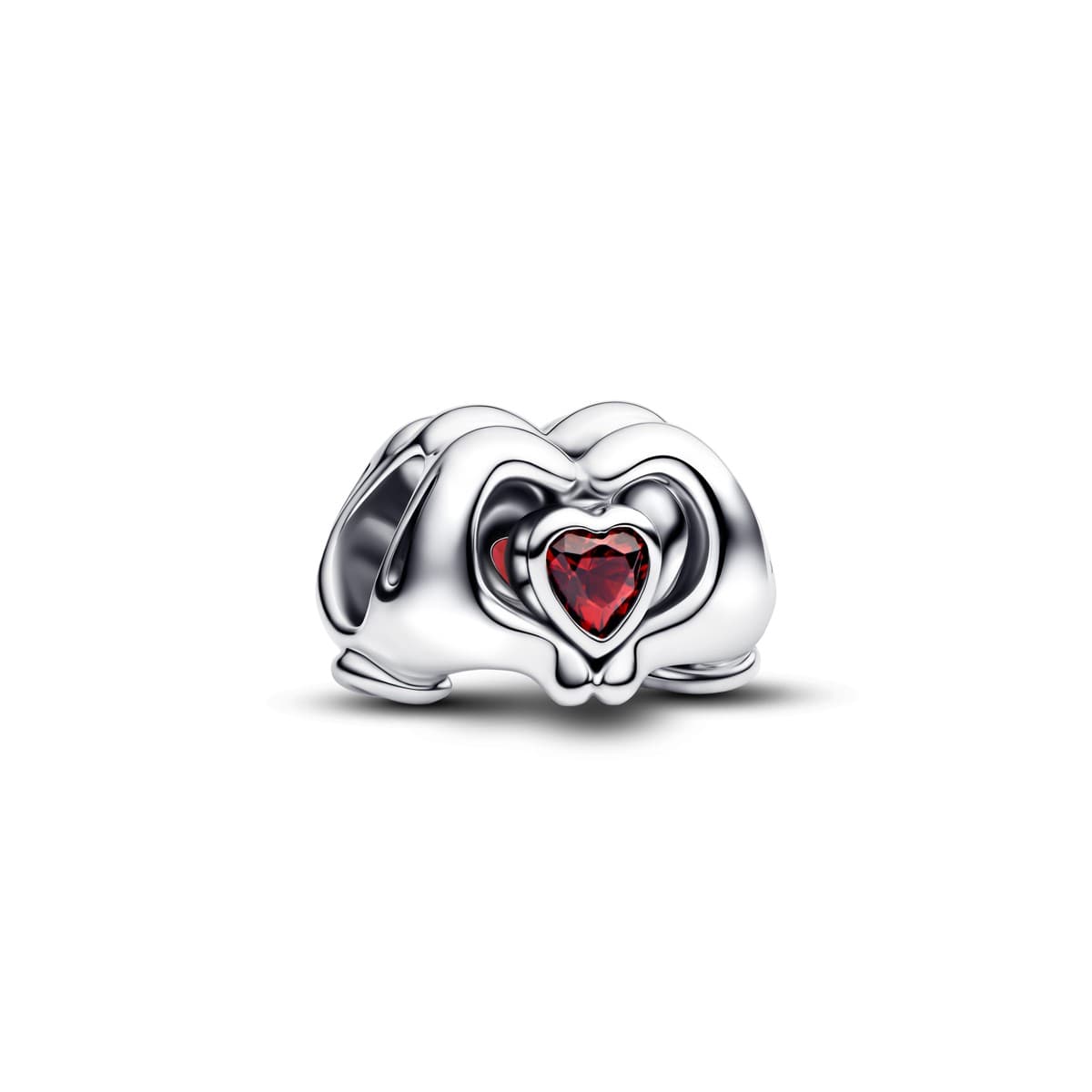 Pandora Disney Parks Mickey Mouse Heart Hands Charm 793995C01 793995 — Foto 1 von 1