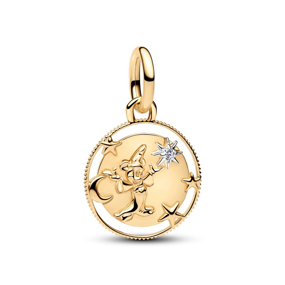 Disney Sorcerer Mickey Medallion Charm