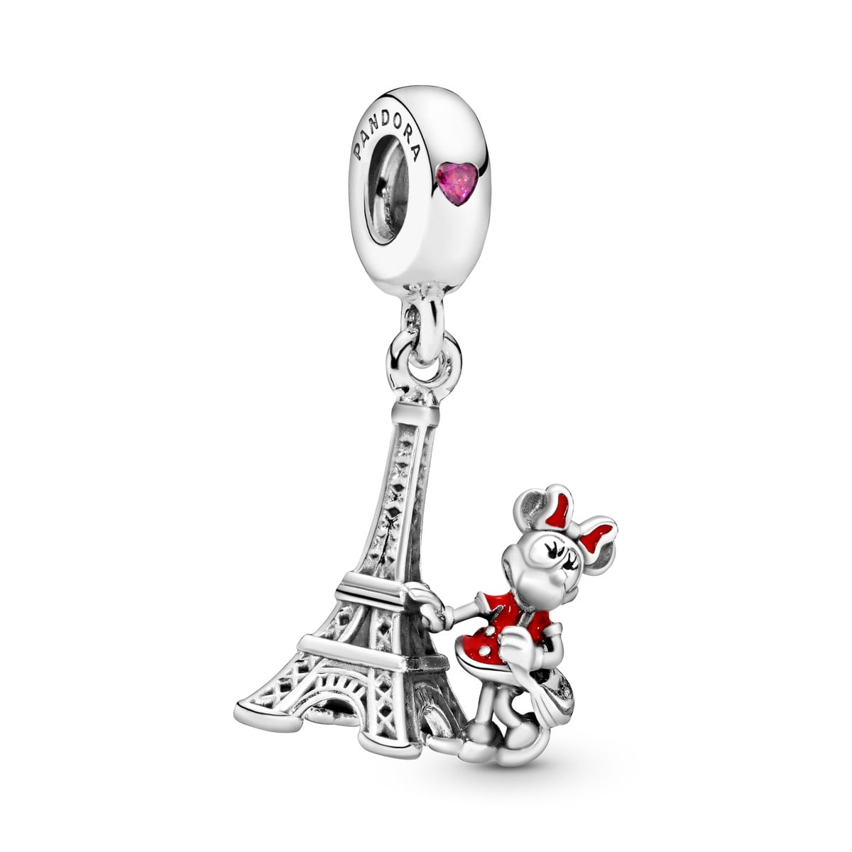 Disney Eiffel Tower and Minnie Dangle Charm