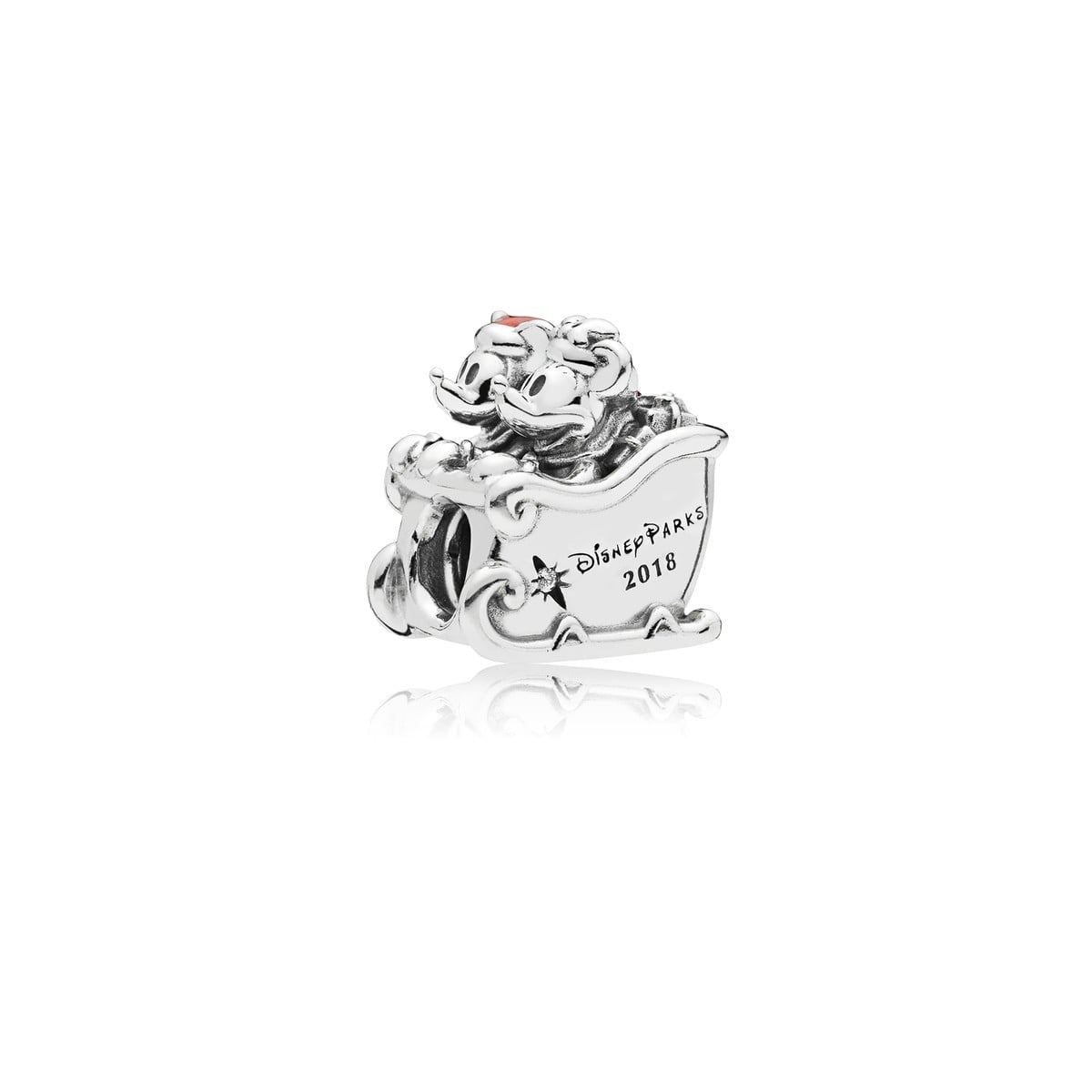 Disney Mickey & Minnie Sled Charm