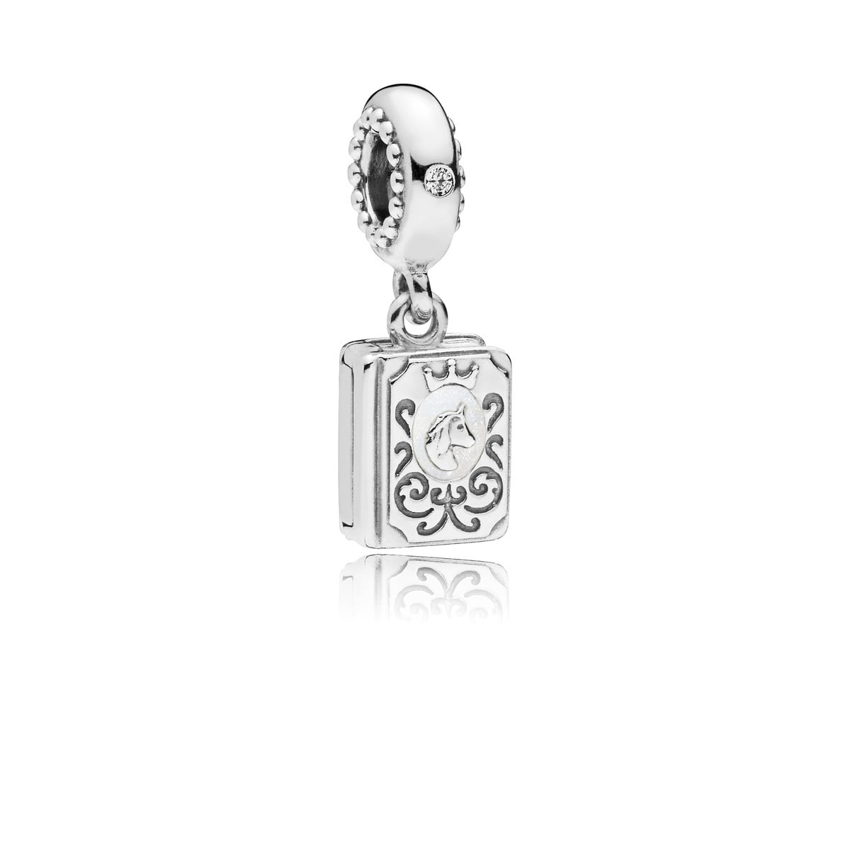 Fairy Tale Book Openable Dangle Charm