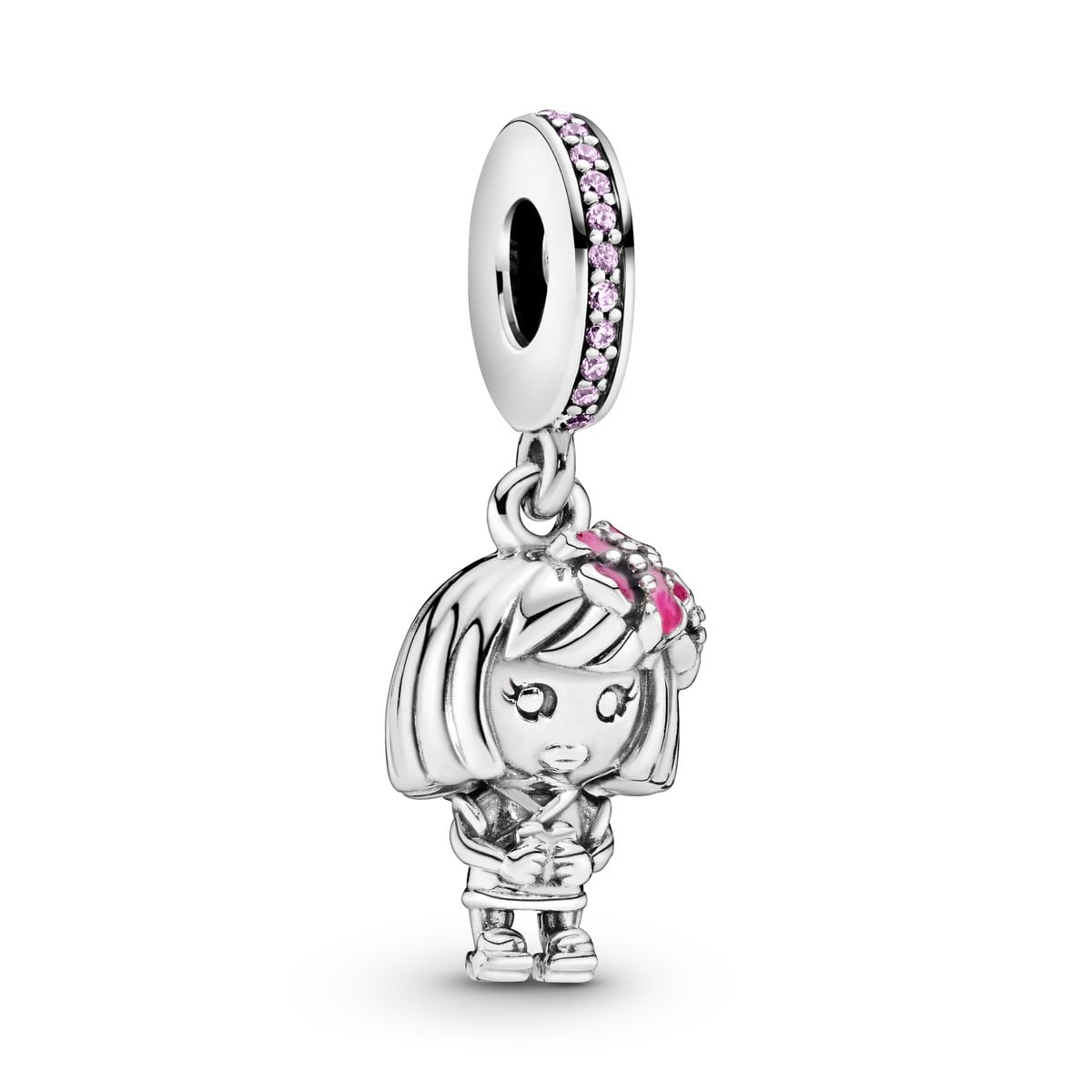Chinese Flower Girl Charm