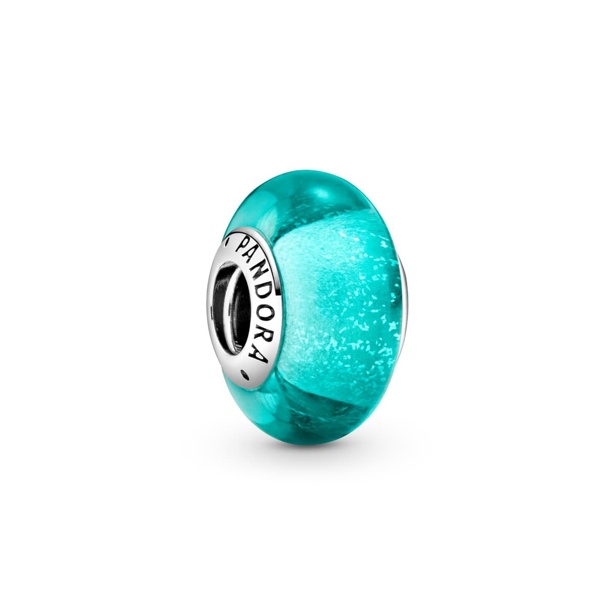 Pandora Glittering Teal Murano Glass Charm 798837C00 798837 — Foto 1 von 1