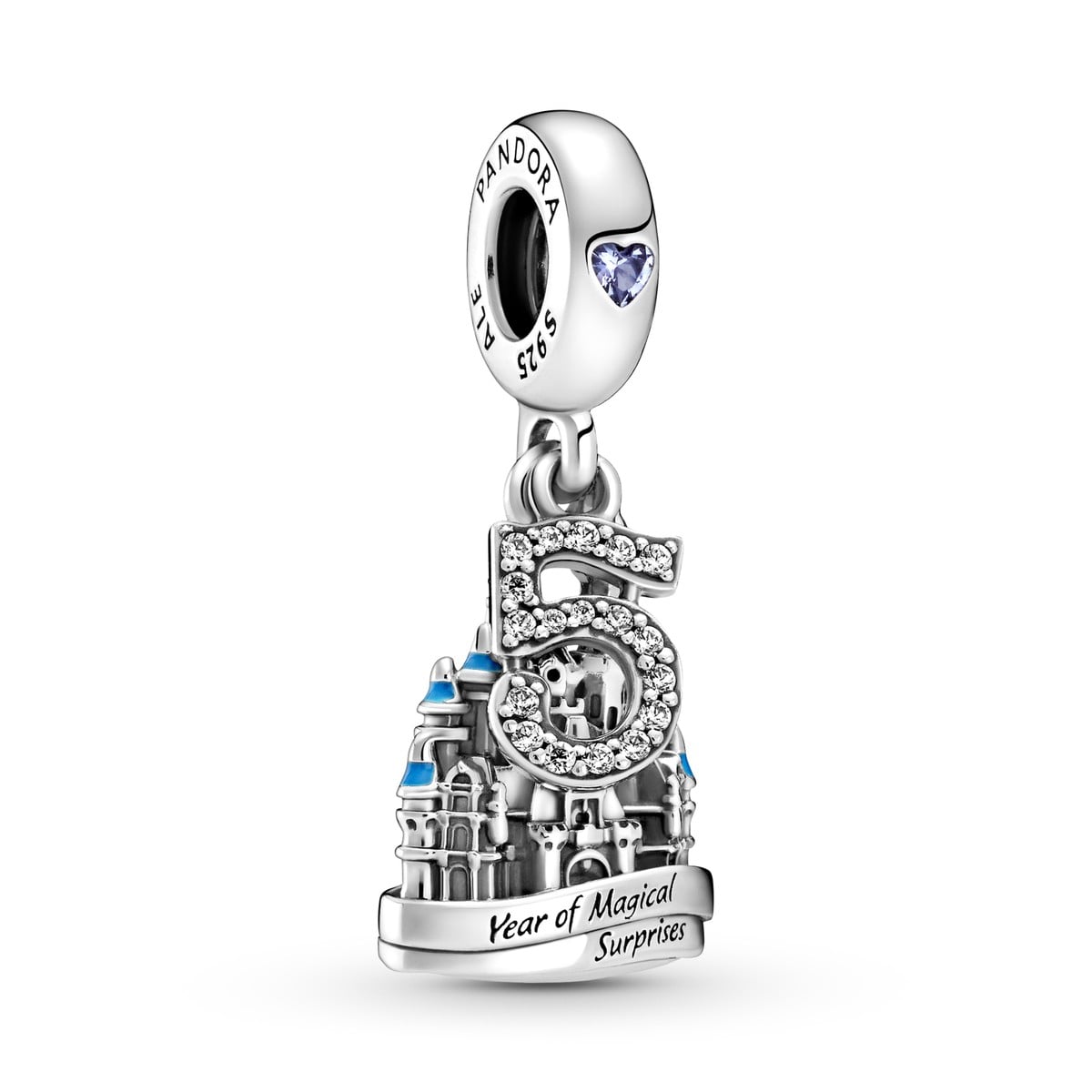 Shanghai Disney 5th Year Anniversary Castle Dangle Charm