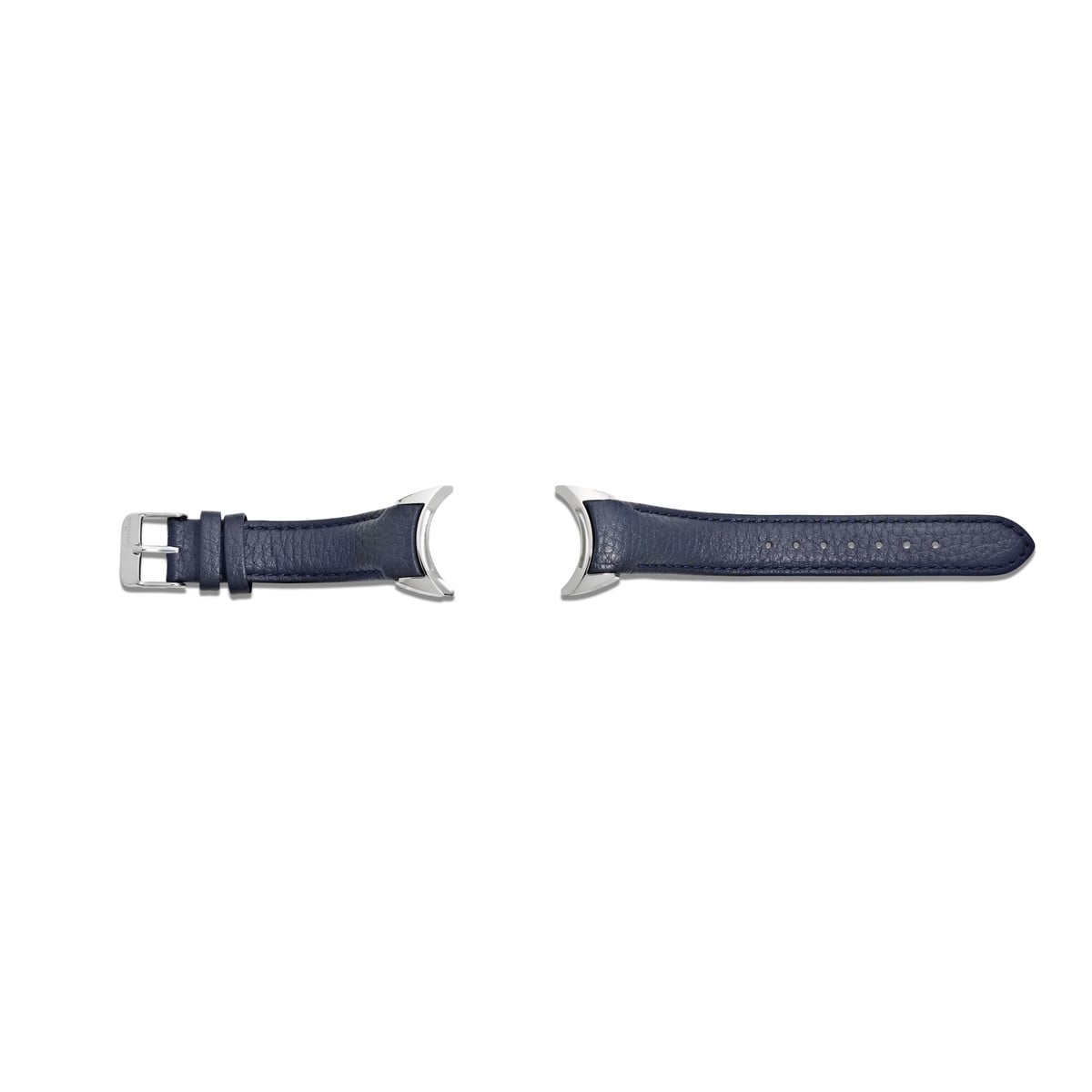 Imagine Blue Leather Strap, Stainless Steel