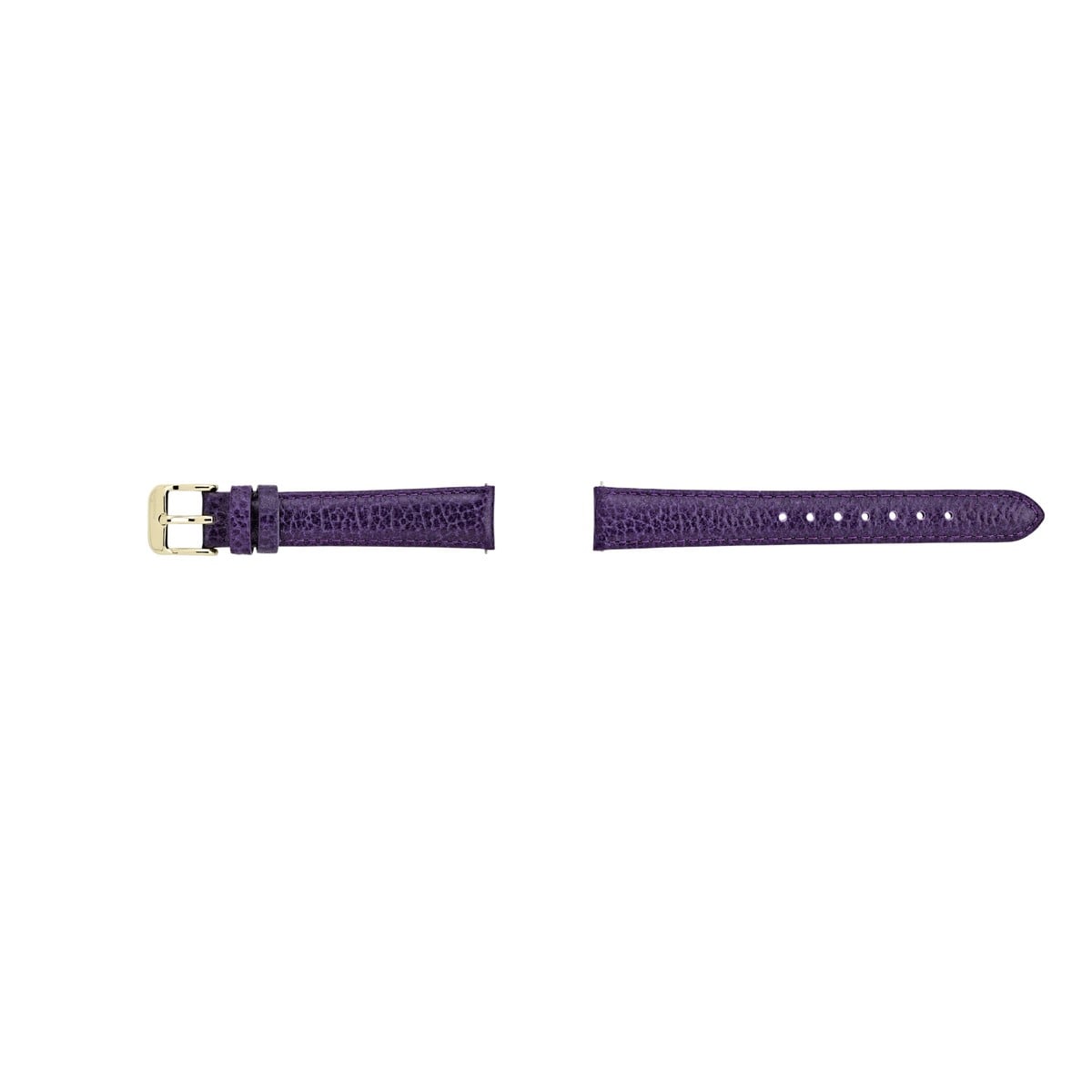 Purple Leather Band with IPG Steel Buckle