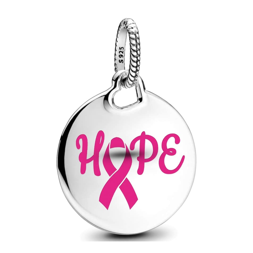 Pandora Hope Pink Ribbon Pendant ENG398610C00_9 — Foto 1 von 1