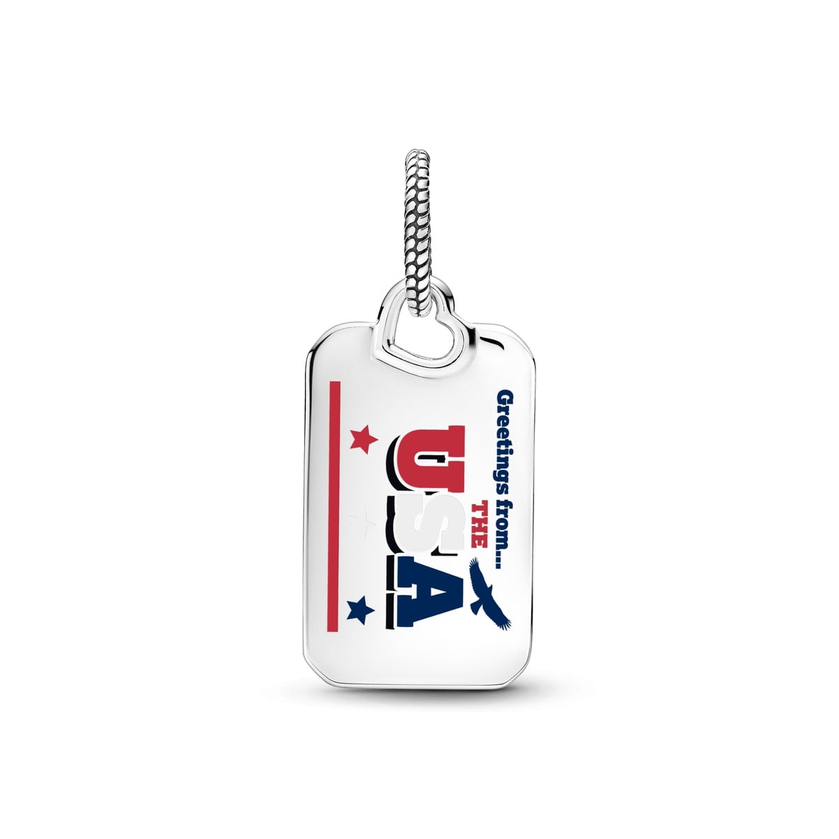 USA Postcard Dangle Charm