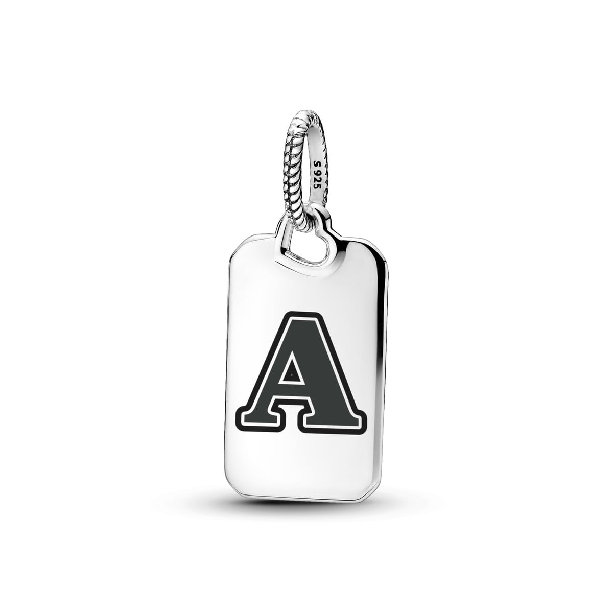 Letter A Rectangle Pendant
