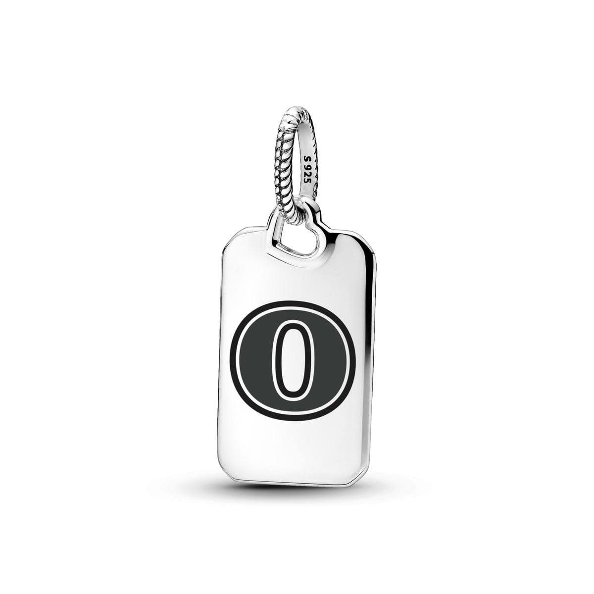 Letter O Rectangle Pendant