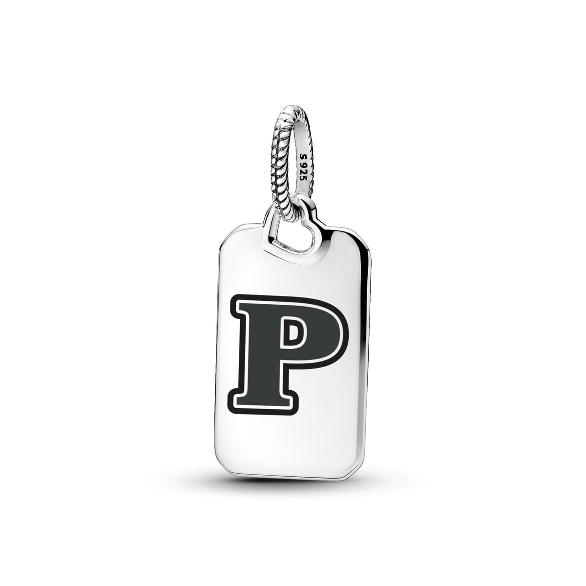 Letter P Rectangle Pendant