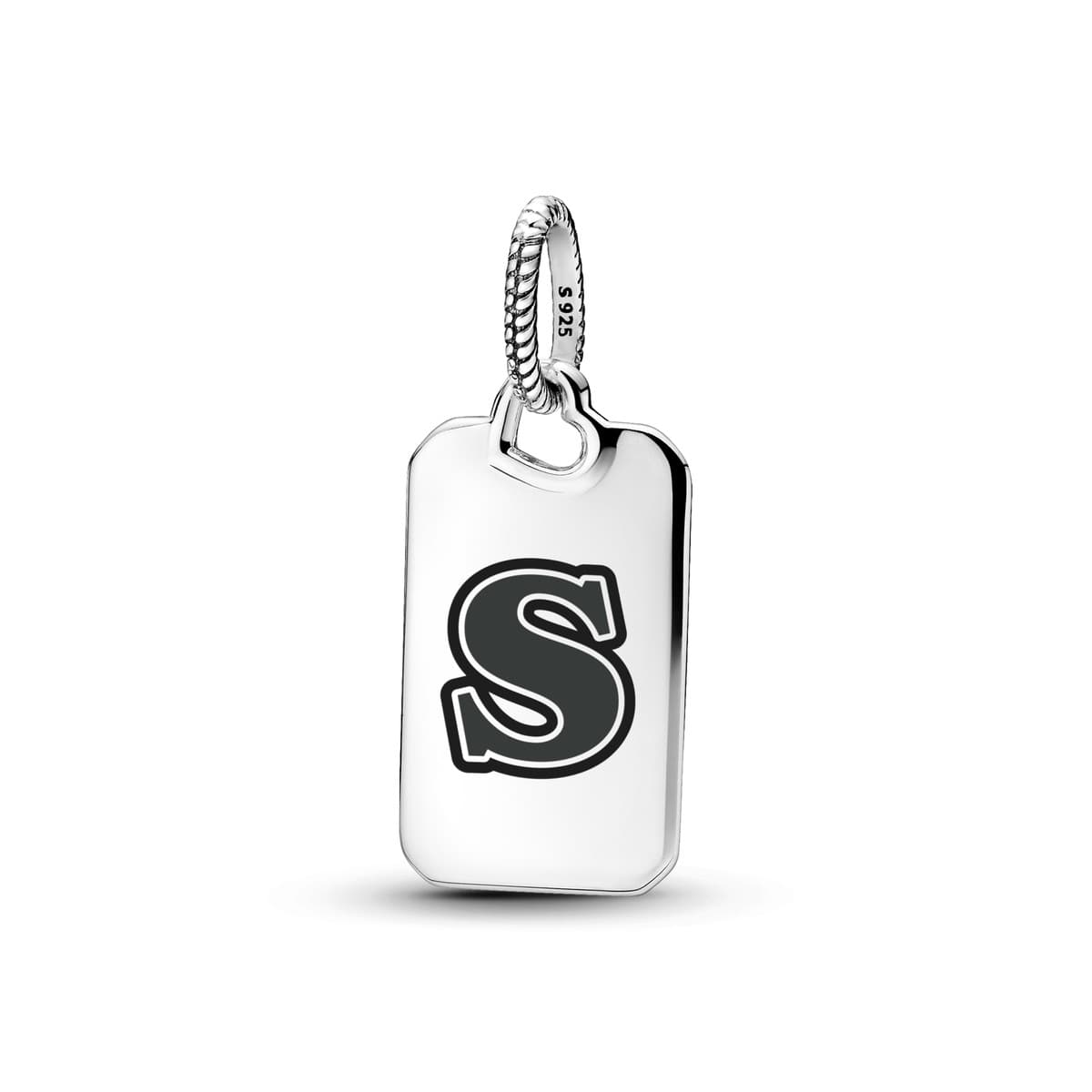 Pandora Letter S Rectangle Pendant ENG398611C00_53 — Foto 1 von 1