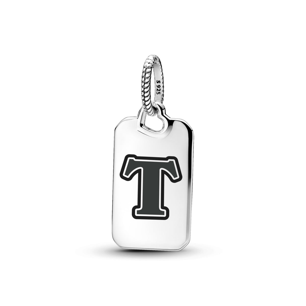 Letter T Rectangle Pendant