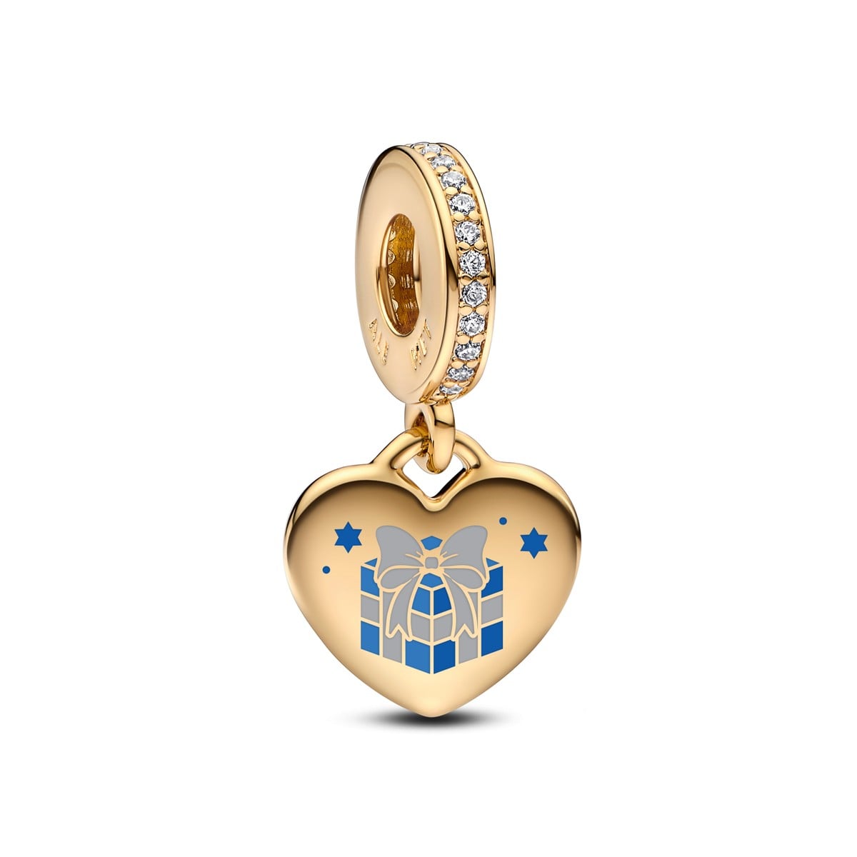 Hanukkah Gift Box Dangle Charm