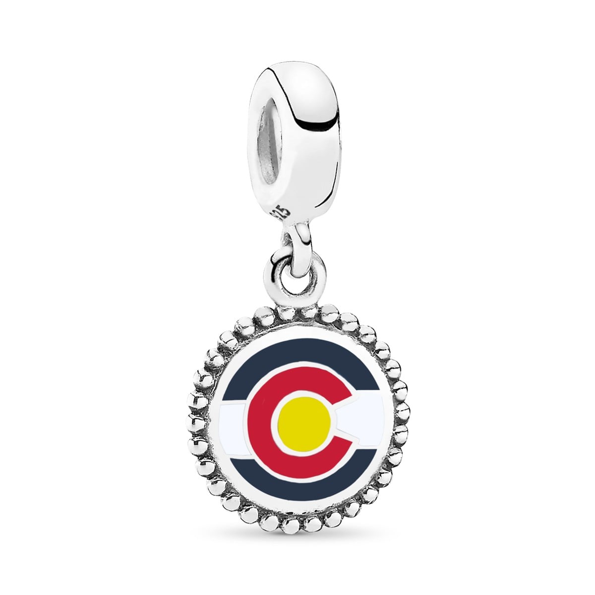 Colorado Flag Dangle Charm