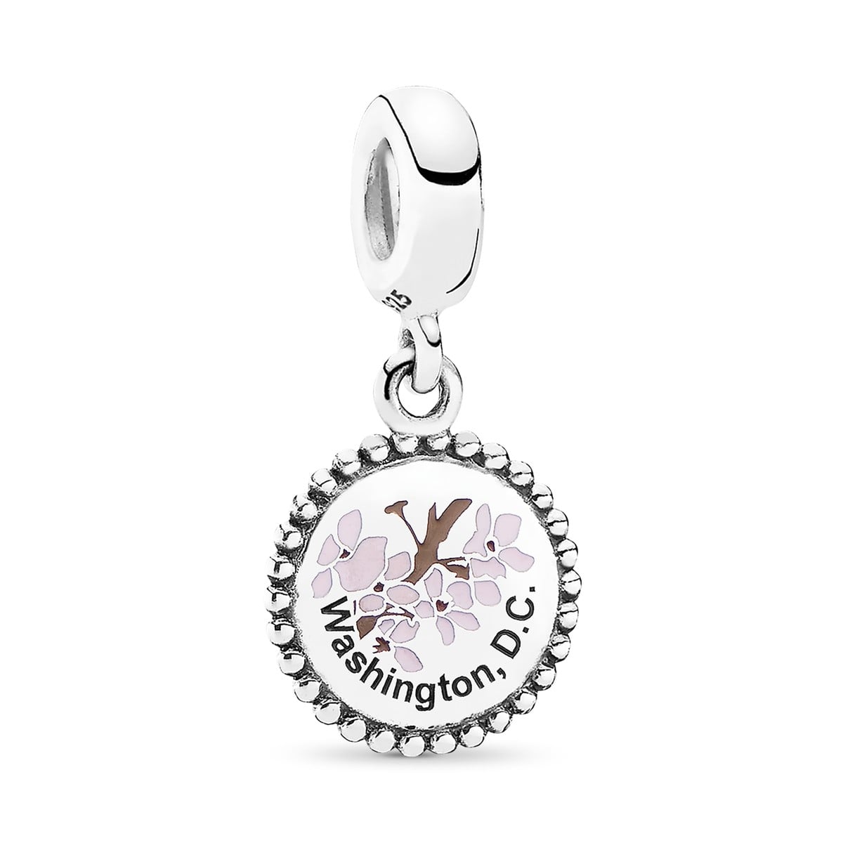 Washington D.C. Cherry Blossom Dangle Charm