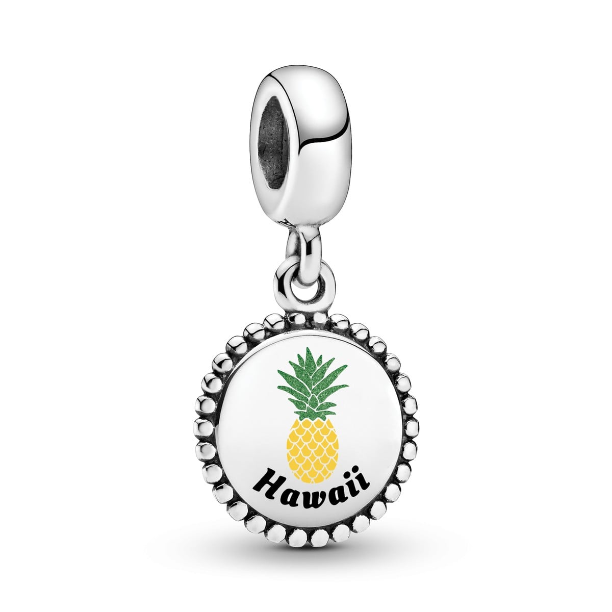 Hawaii Pineapple Dangle Charm