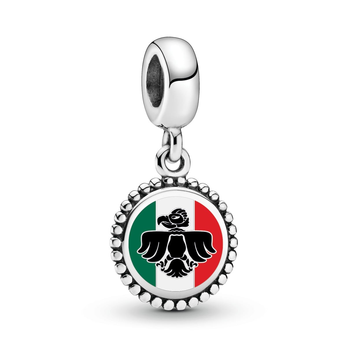 Mexico Flag Eagle Dangle Charm