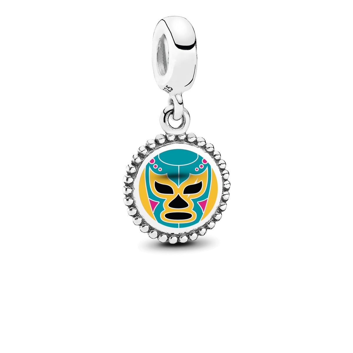 Lucha Libre Mask Dangle Charm