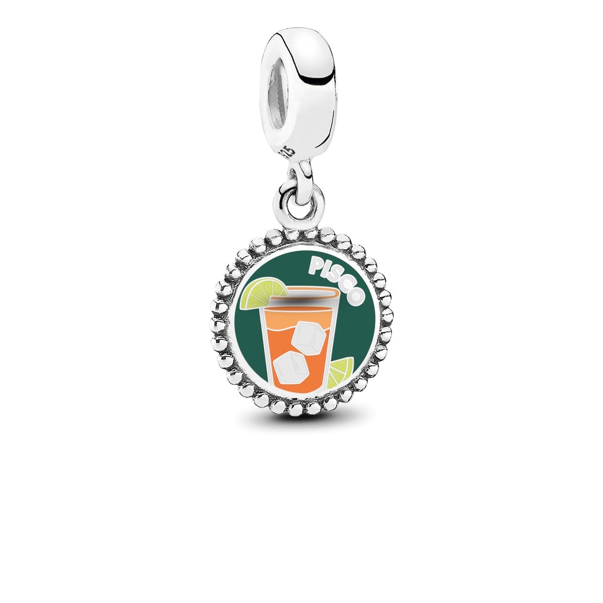 Pisco Sour Dangle Charm